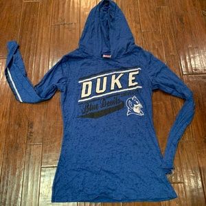 Duke hooded tee shirt